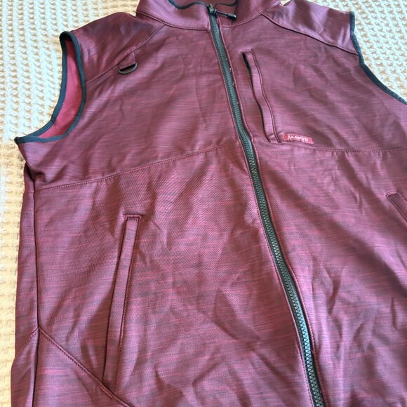 JAANUU MEN'S TECH VEST - HEATHER RED - MED - Picture 2 of 6